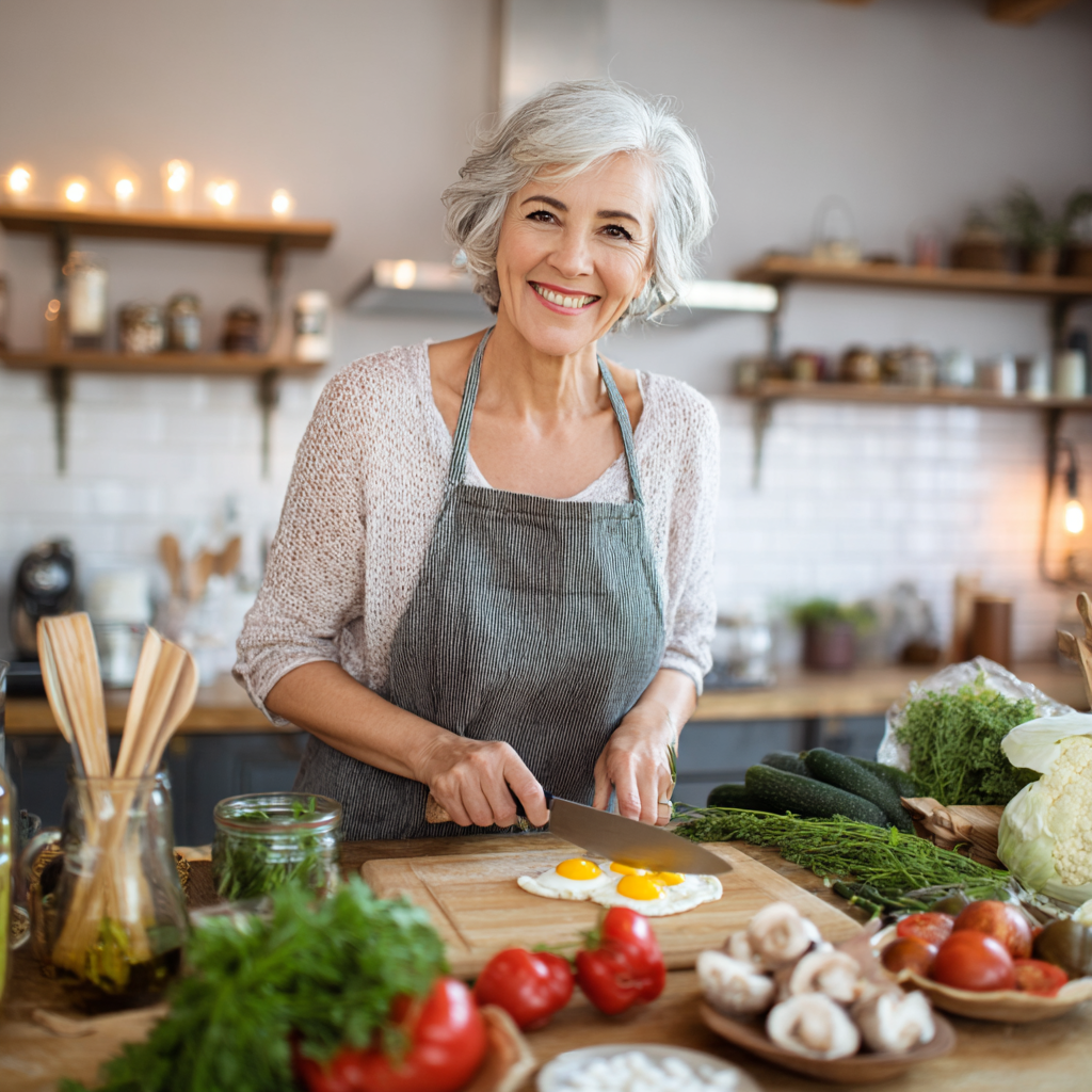 Active middle-aged Ukrainian man doing morning exercises outdoors, showing healthy lifestyle and physical fitness